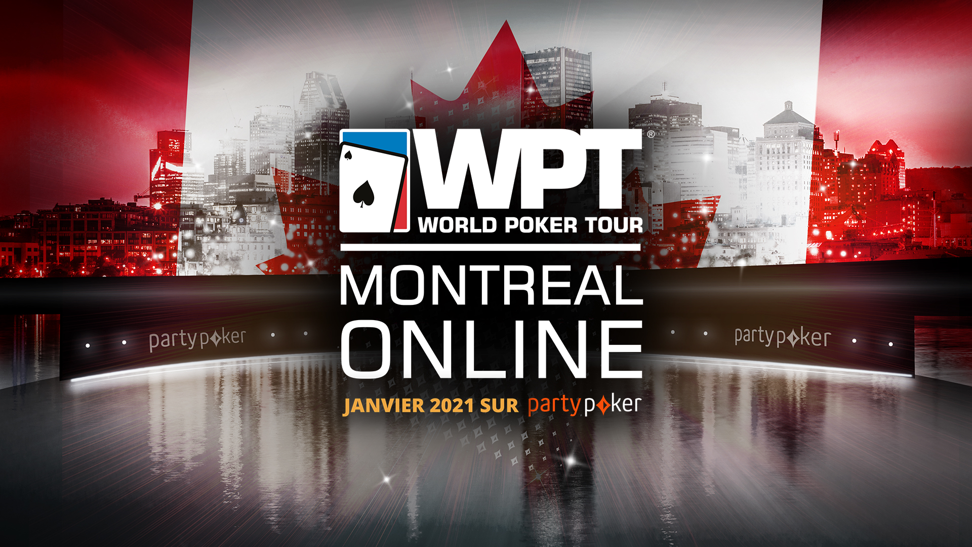 Partypoker amorcera 2021 avec le WPT® Montréal en ligne!